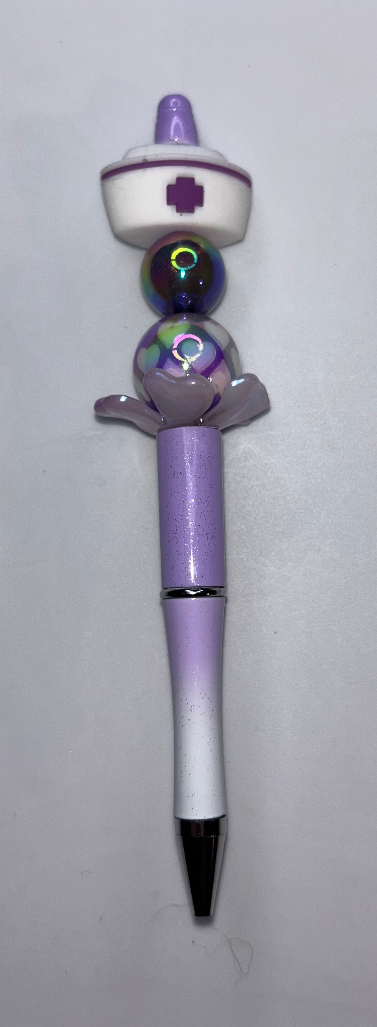 Nurse Hat Purple Ombre Pen