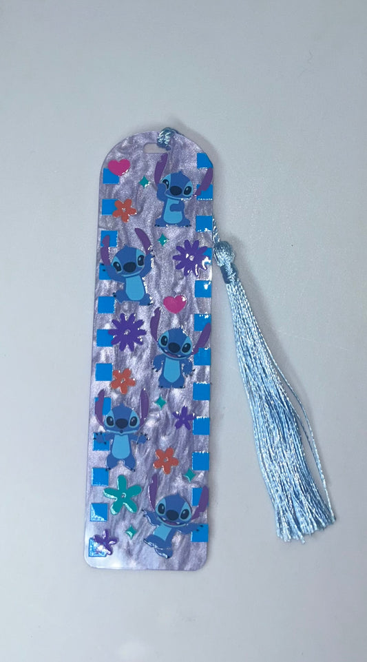 Stitch Blue Book Mark