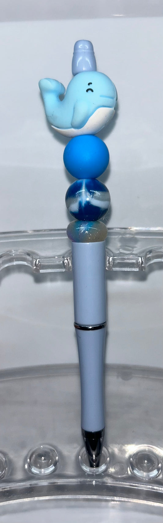 Blue Whale Light Blue Pen