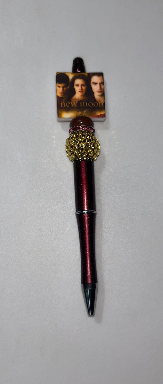 New Moon Burgandy Pen