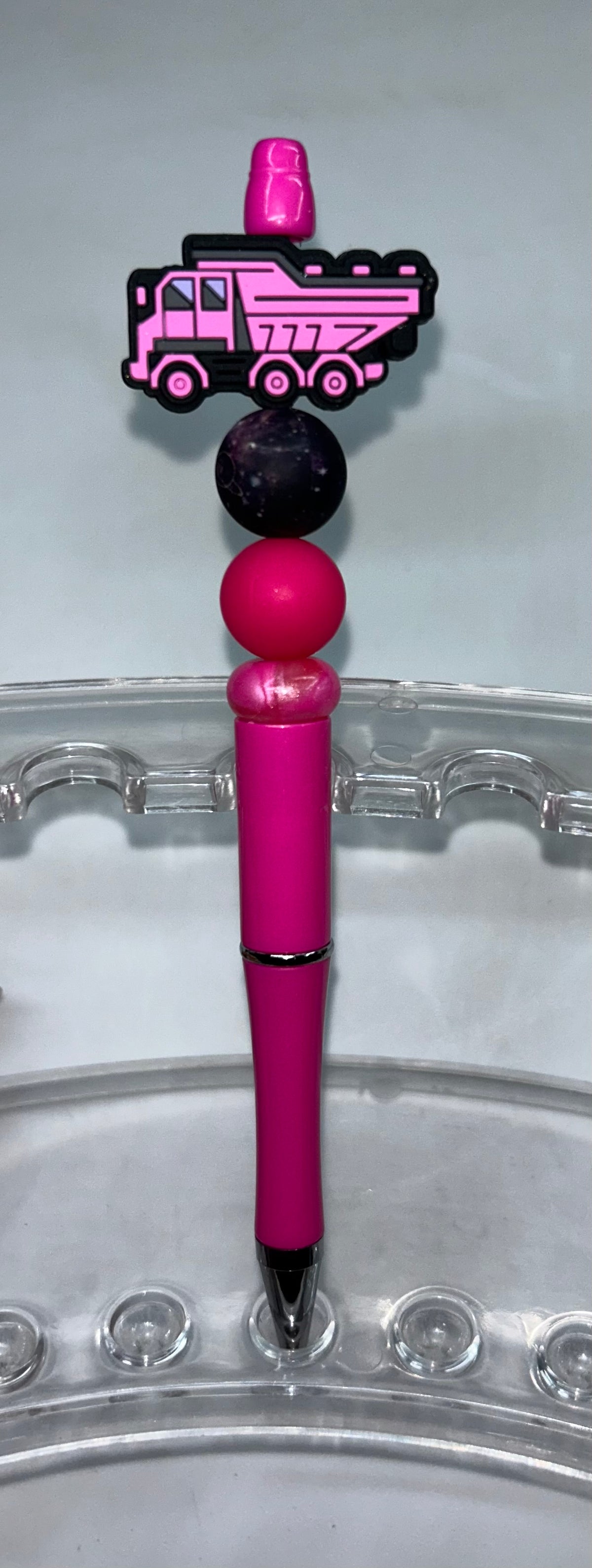 Dump Truck Pink Pen