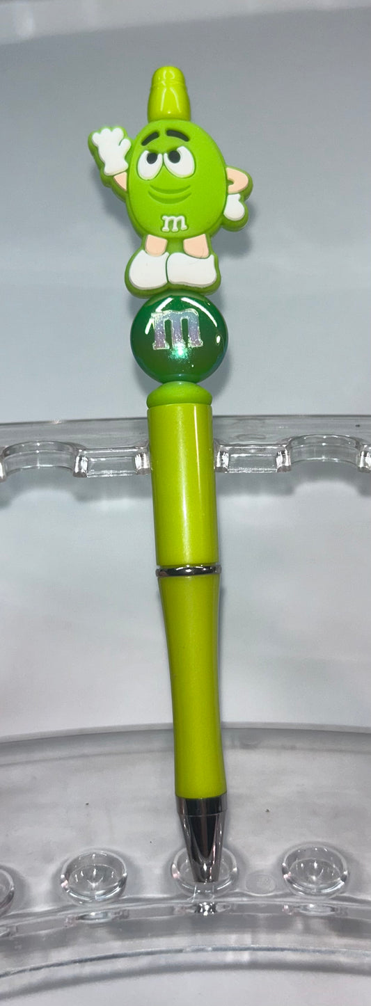 Green M&M Green Pen