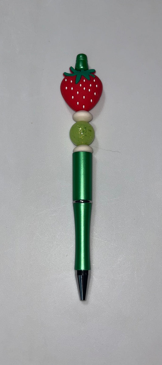 Strawberry Green Pen