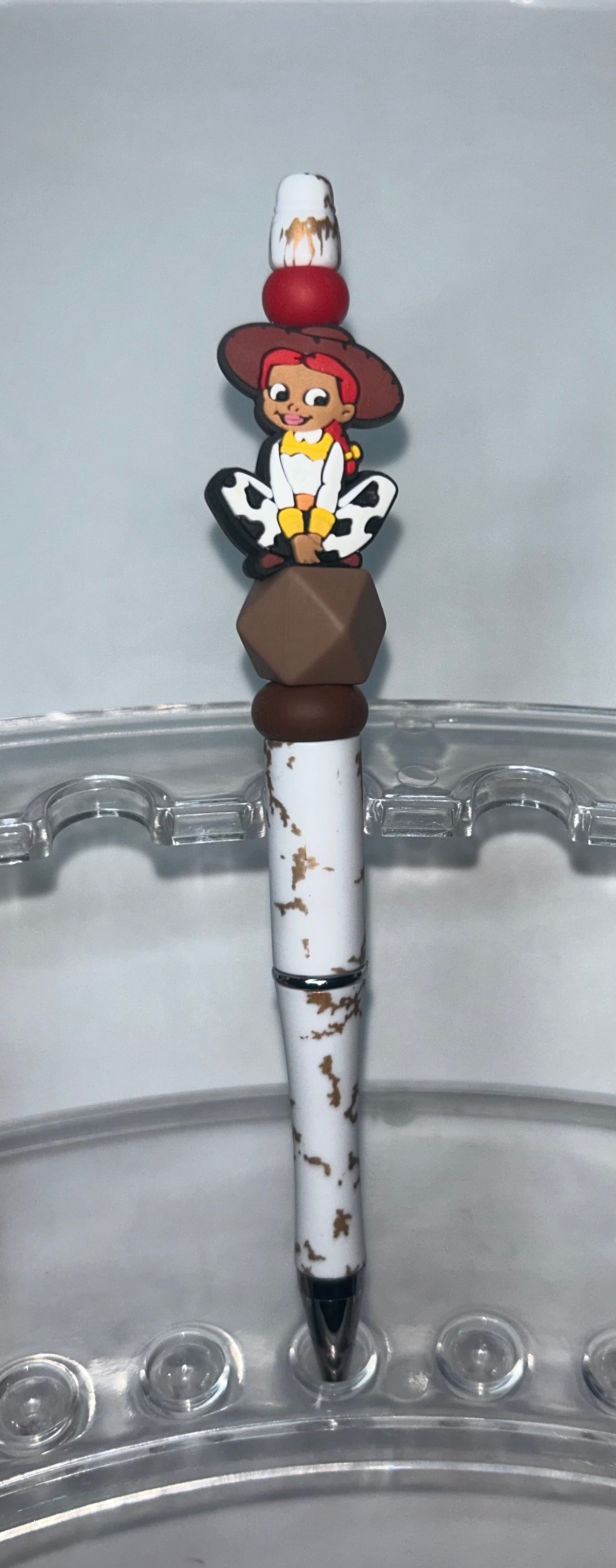 Jesse Gold Splatter White Pen