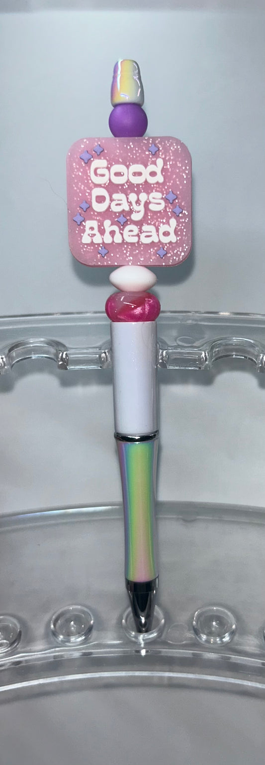 Good Days Ahead White Pearl Pen