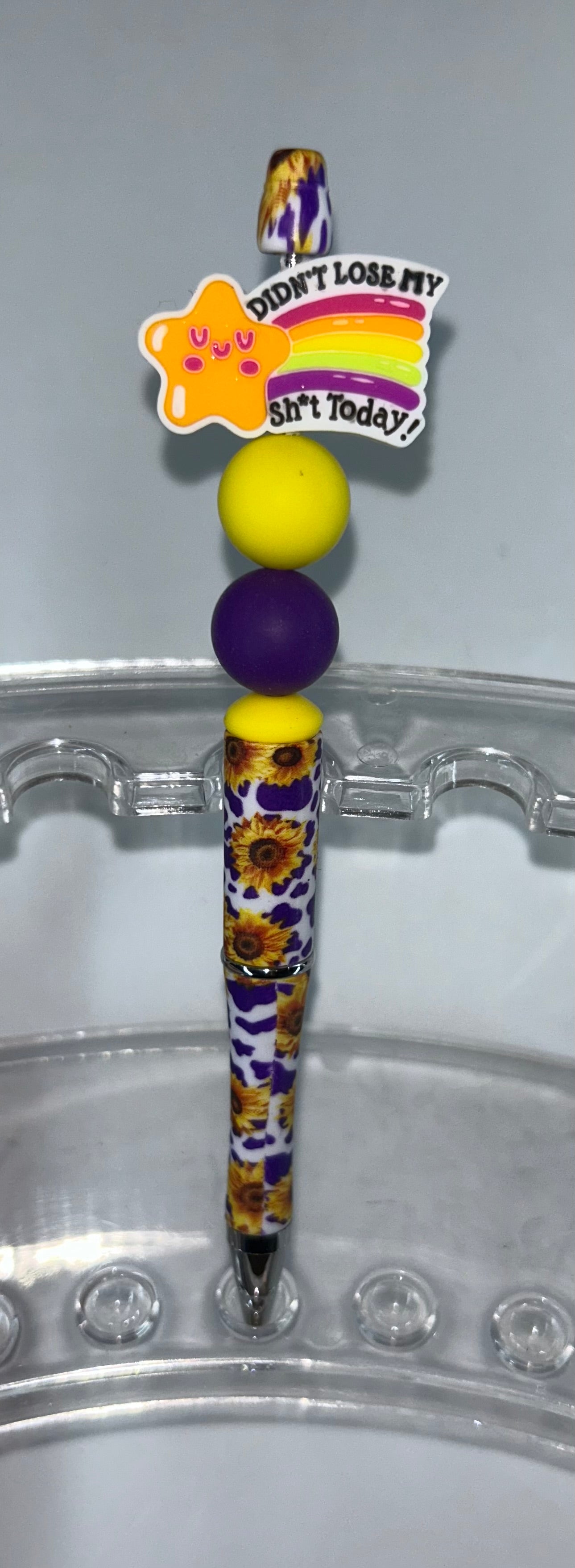 Didn't Lose My Sh*t Toay Sunflower Purple Pen