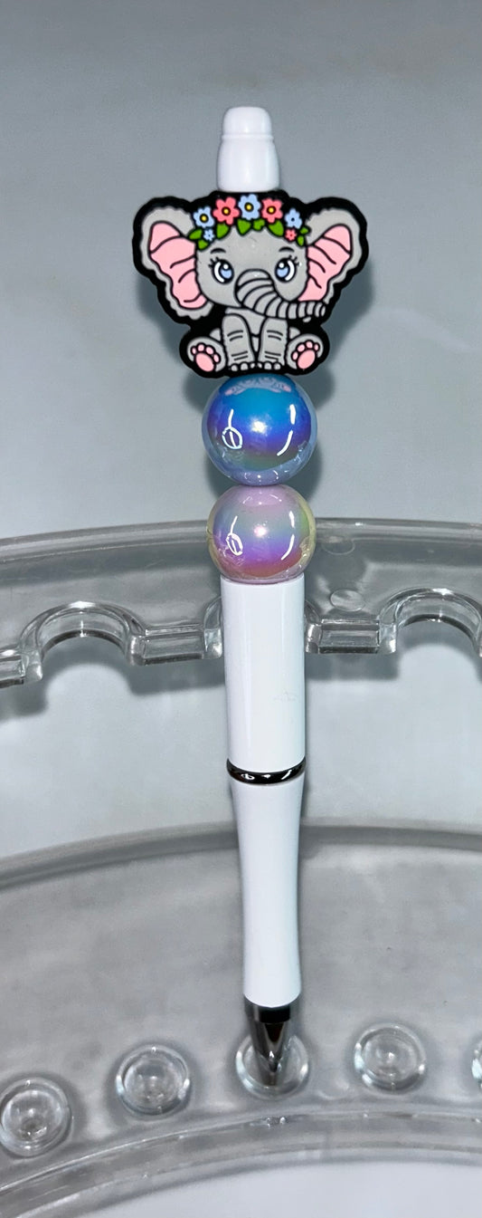 Elephant White Pen