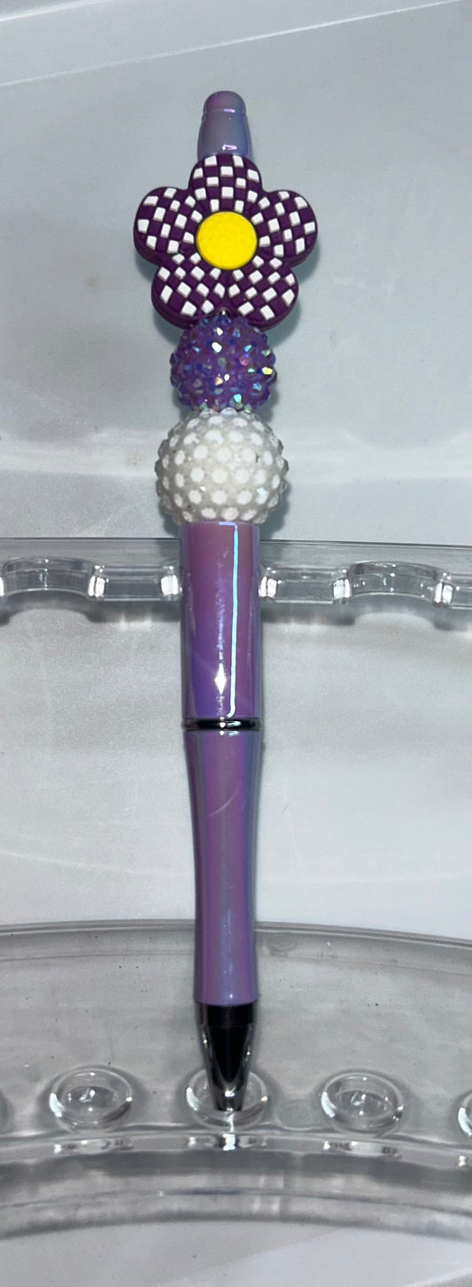 Purple Flower Purple Pen