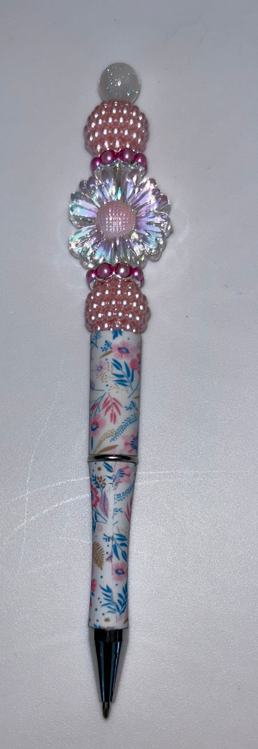 Floral Pink Pen