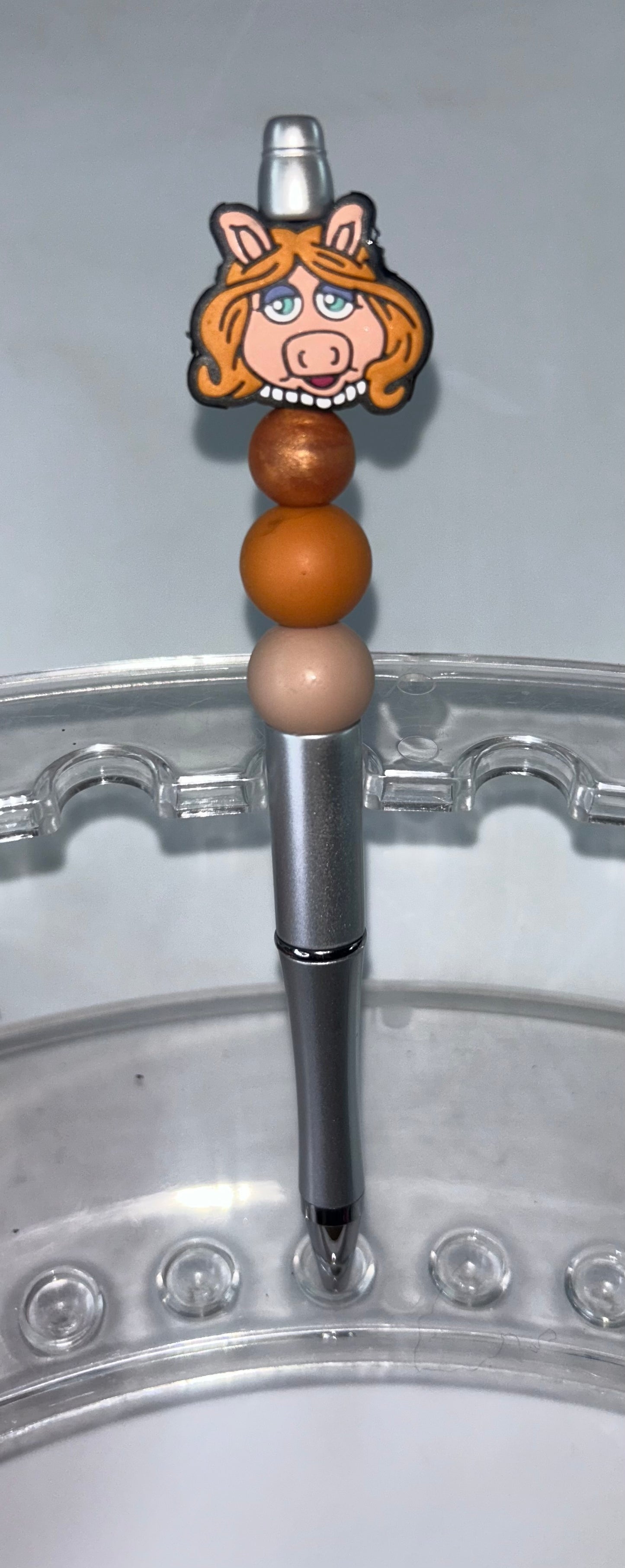 Miss Piggy Silver Pen
