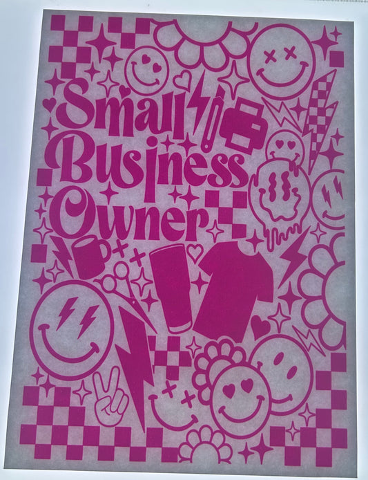 Pink Small Business Owner
