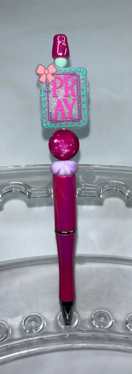 Pray Pink Pen