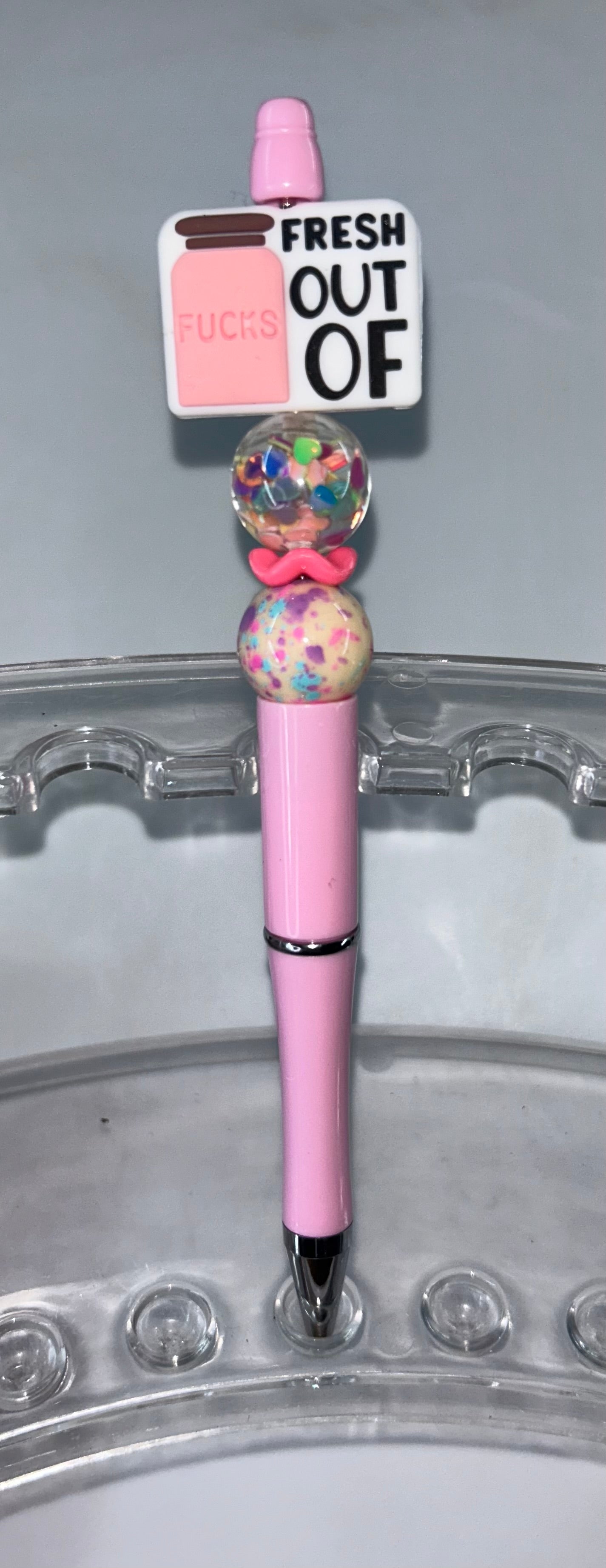Fresh Out Of F!@#s Pink Pen