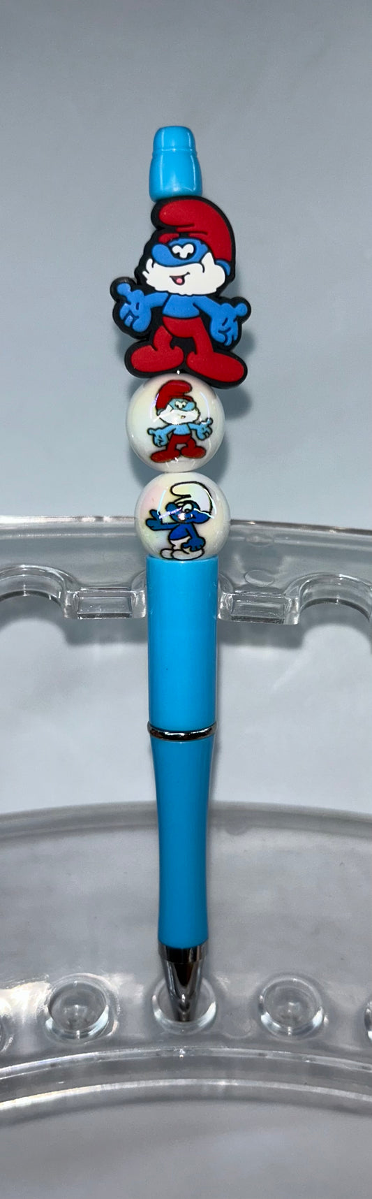 Papa Smurf Blue Pen