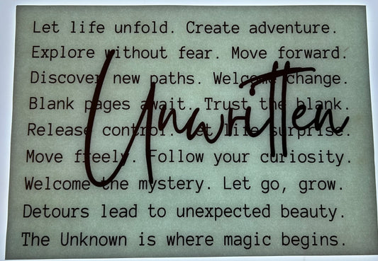 Unwritten