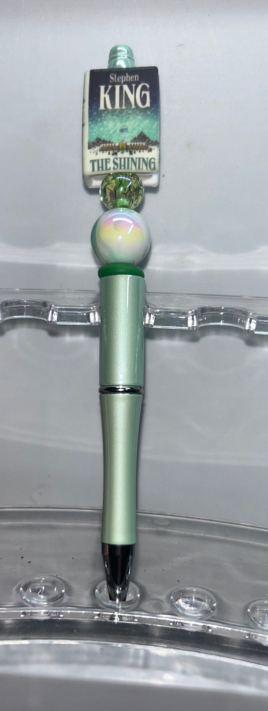 Steven King The Shining Book Light Green Pen