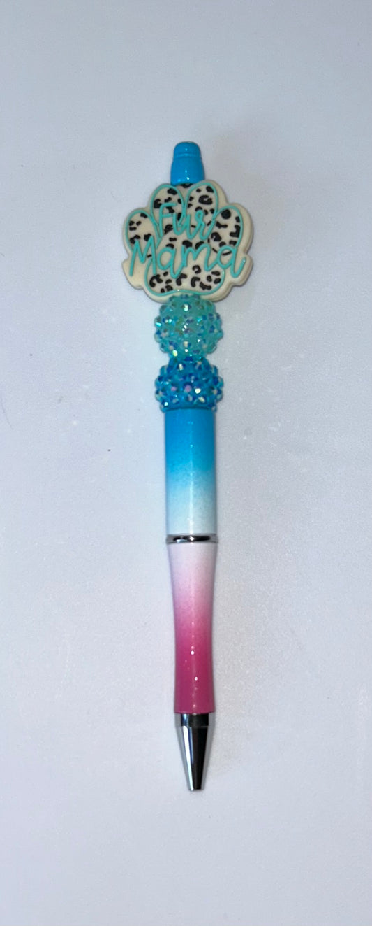 Dog Mama Pink and Blue Pen