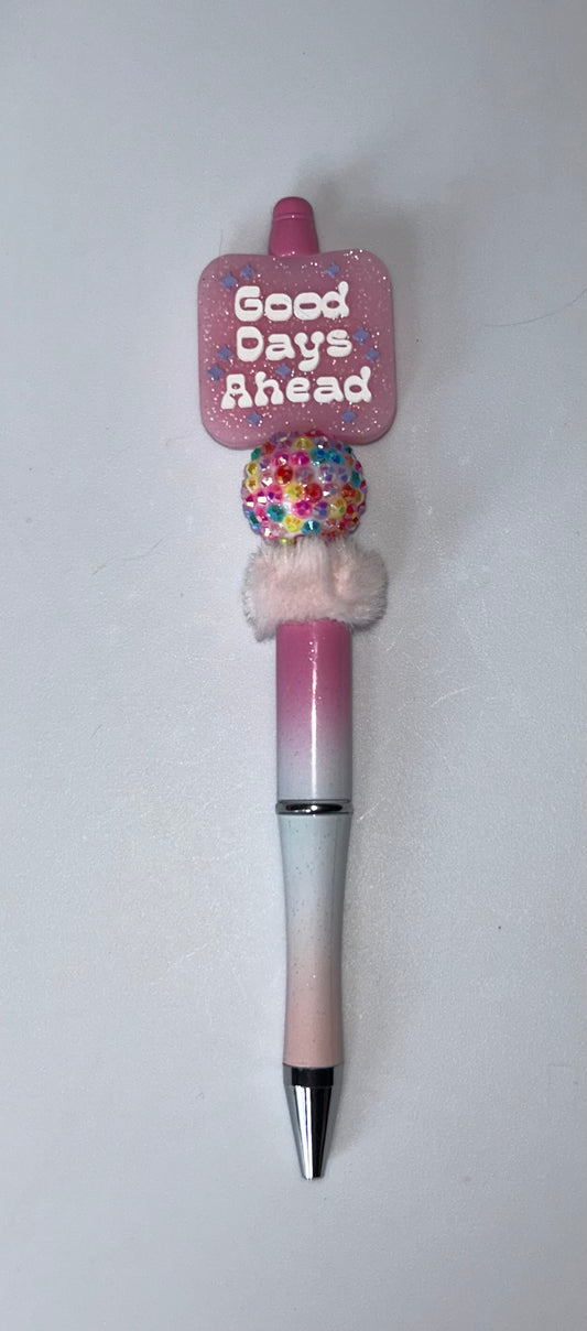 Good Days Ahead Pink Ombré Pen