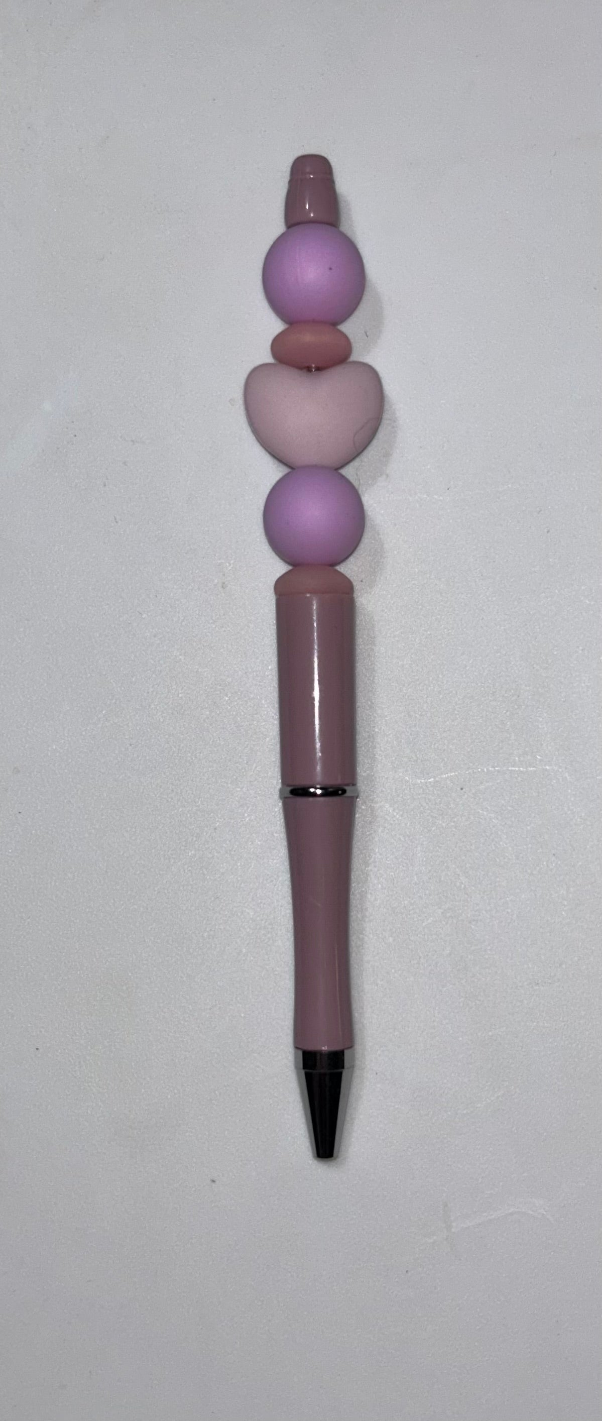 Pink Heart Rosegold Pen