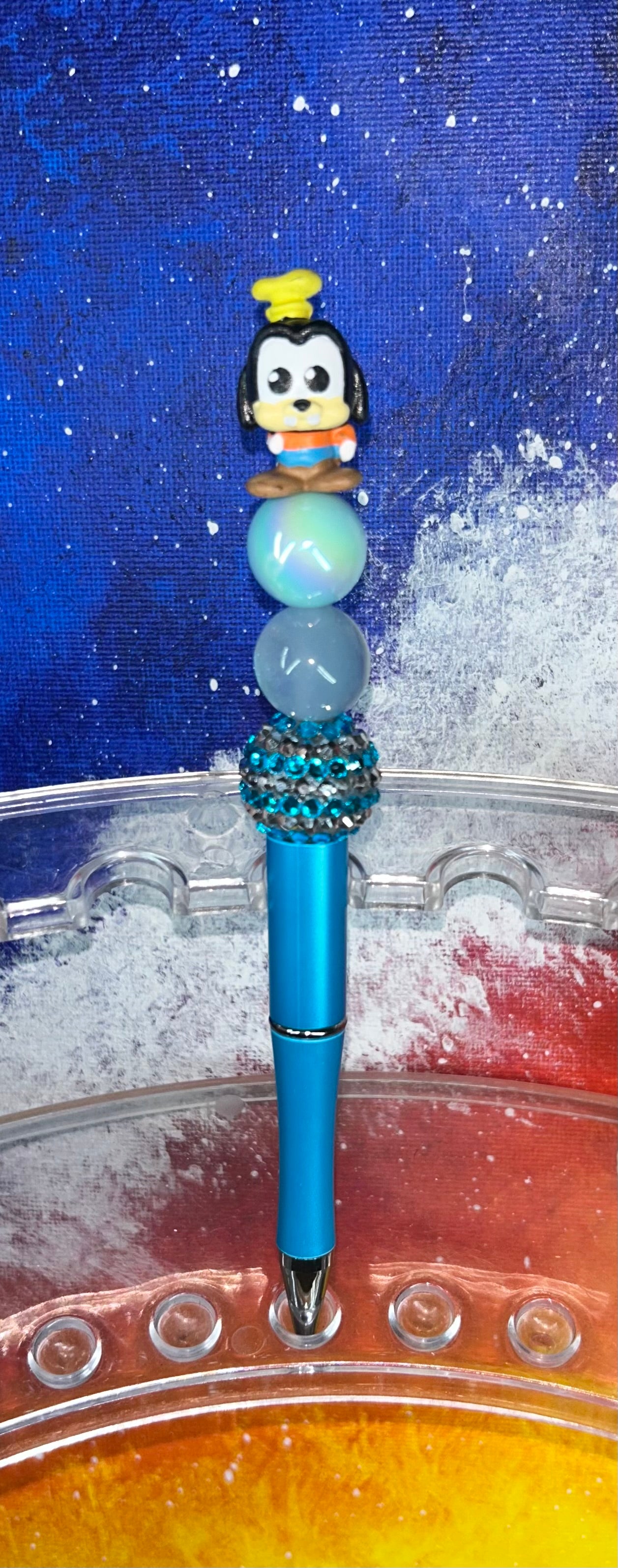 Goofy Small Doorable Blue Pen