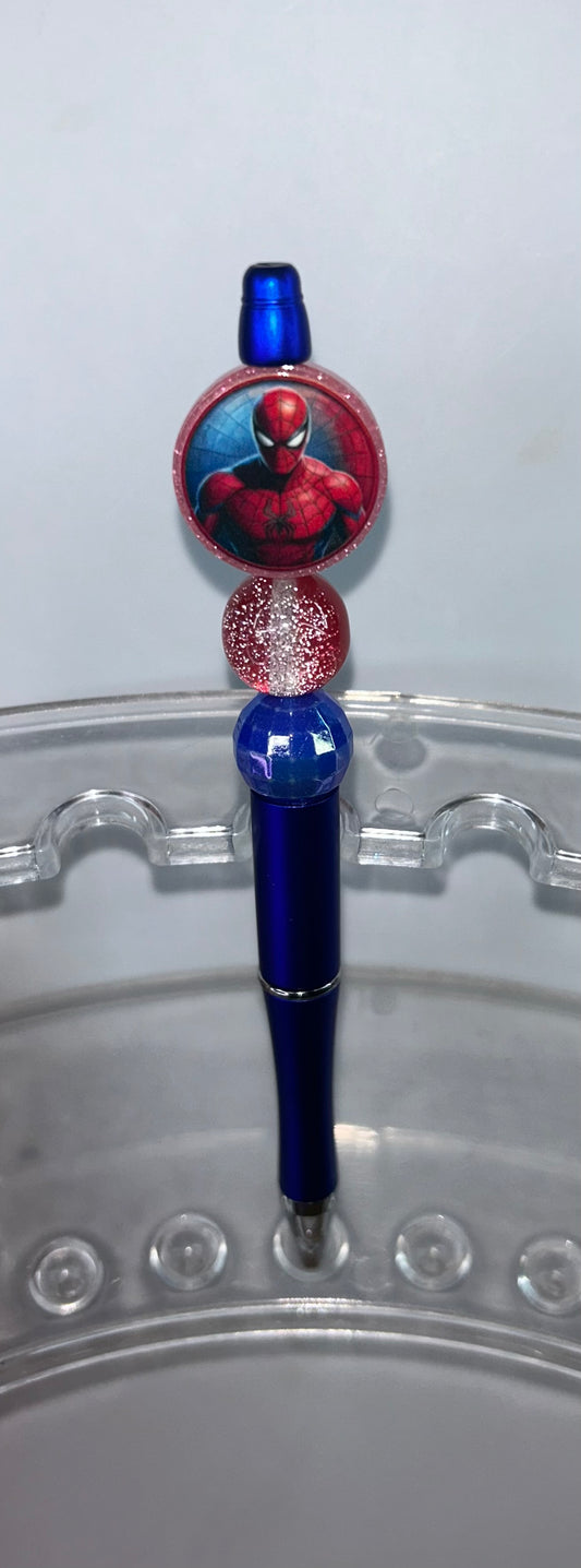 Acrylic Spiderman Royal Blue Pen