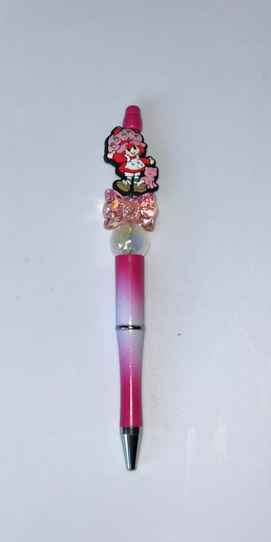 Strawberry Shortcake Pink and White Pen