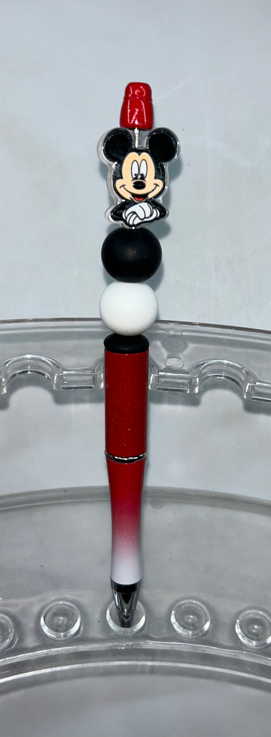Mickey Head Red Ombre' Pen