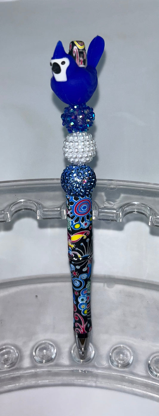 Bluejay Floral Pen