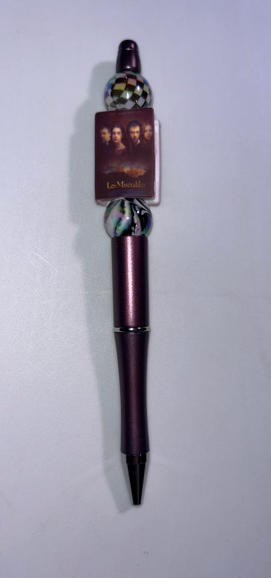Les Miserables Book Brown Pen