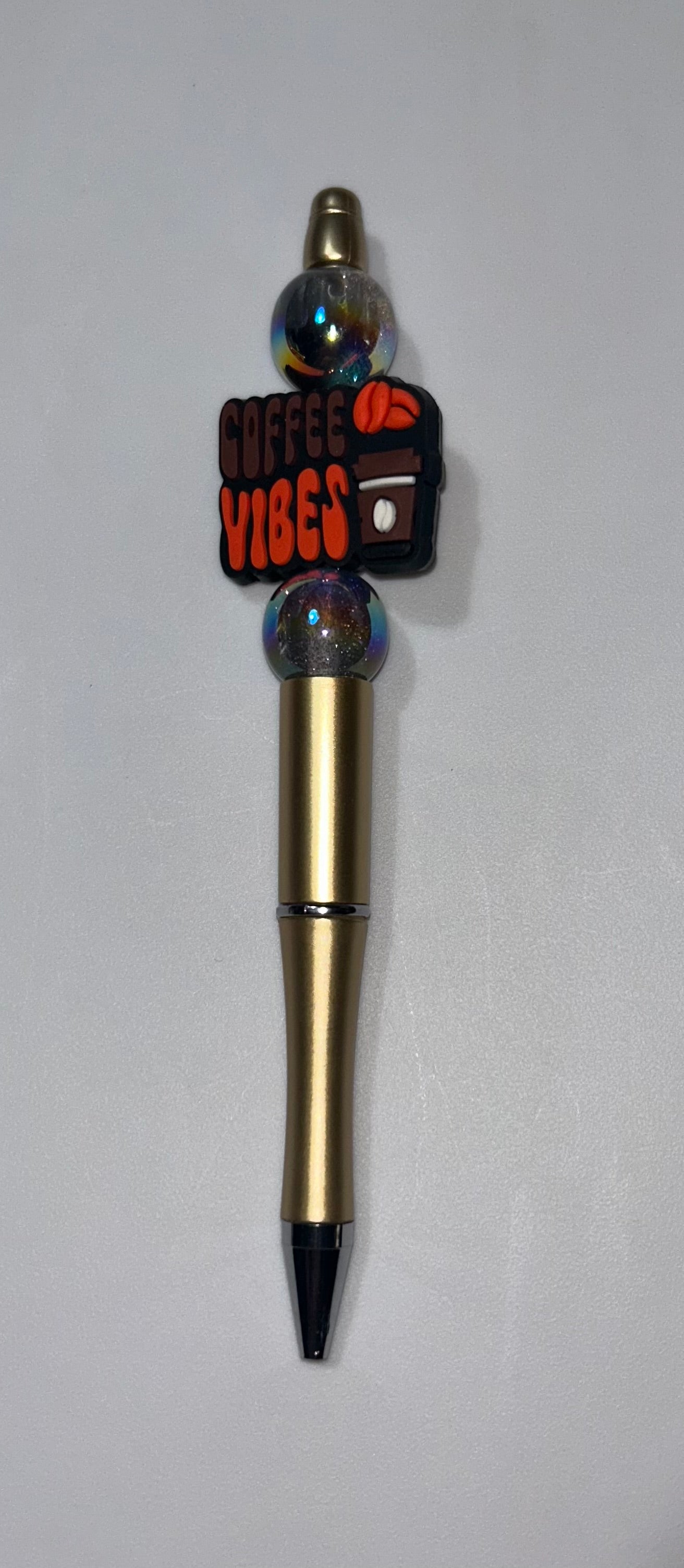 Coffee Vibes Gold Pen