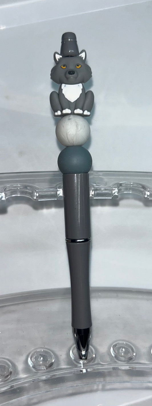 Grey Wolf Grey Pen