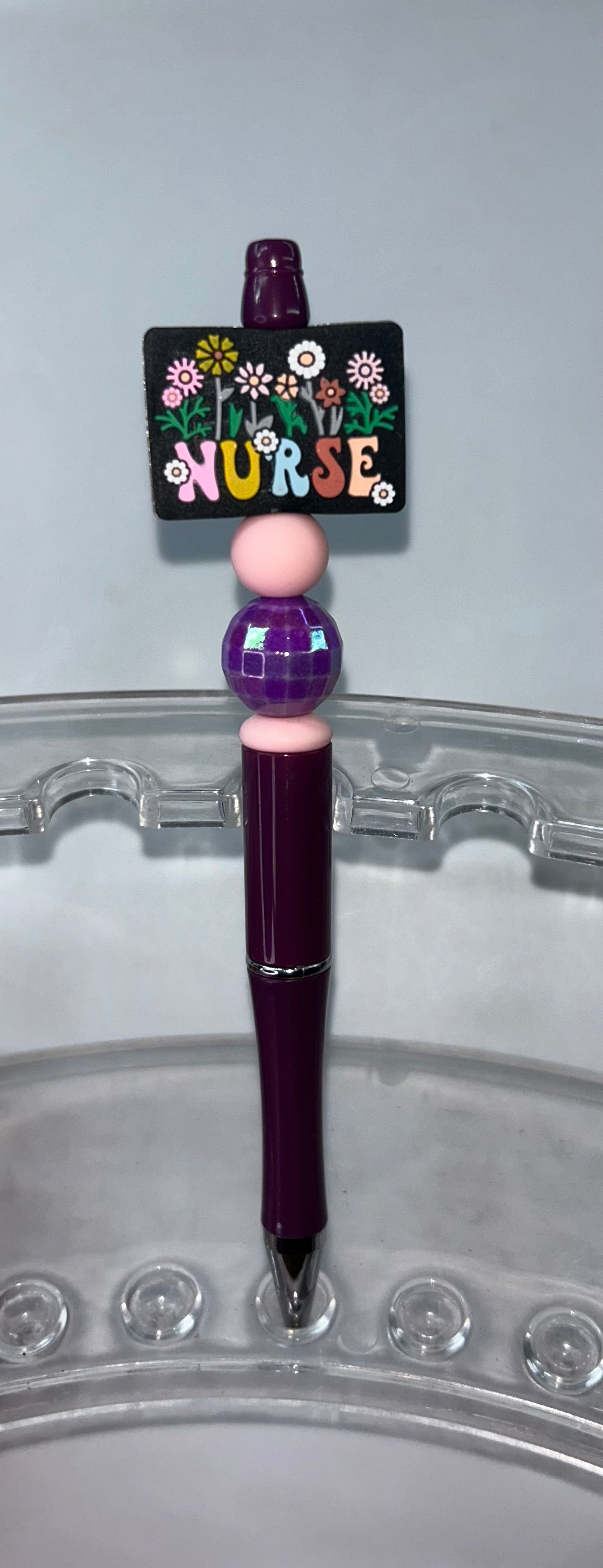 Nurse Burgandy Pen