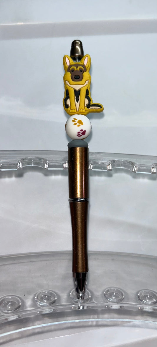 German Shepard Brown Pen