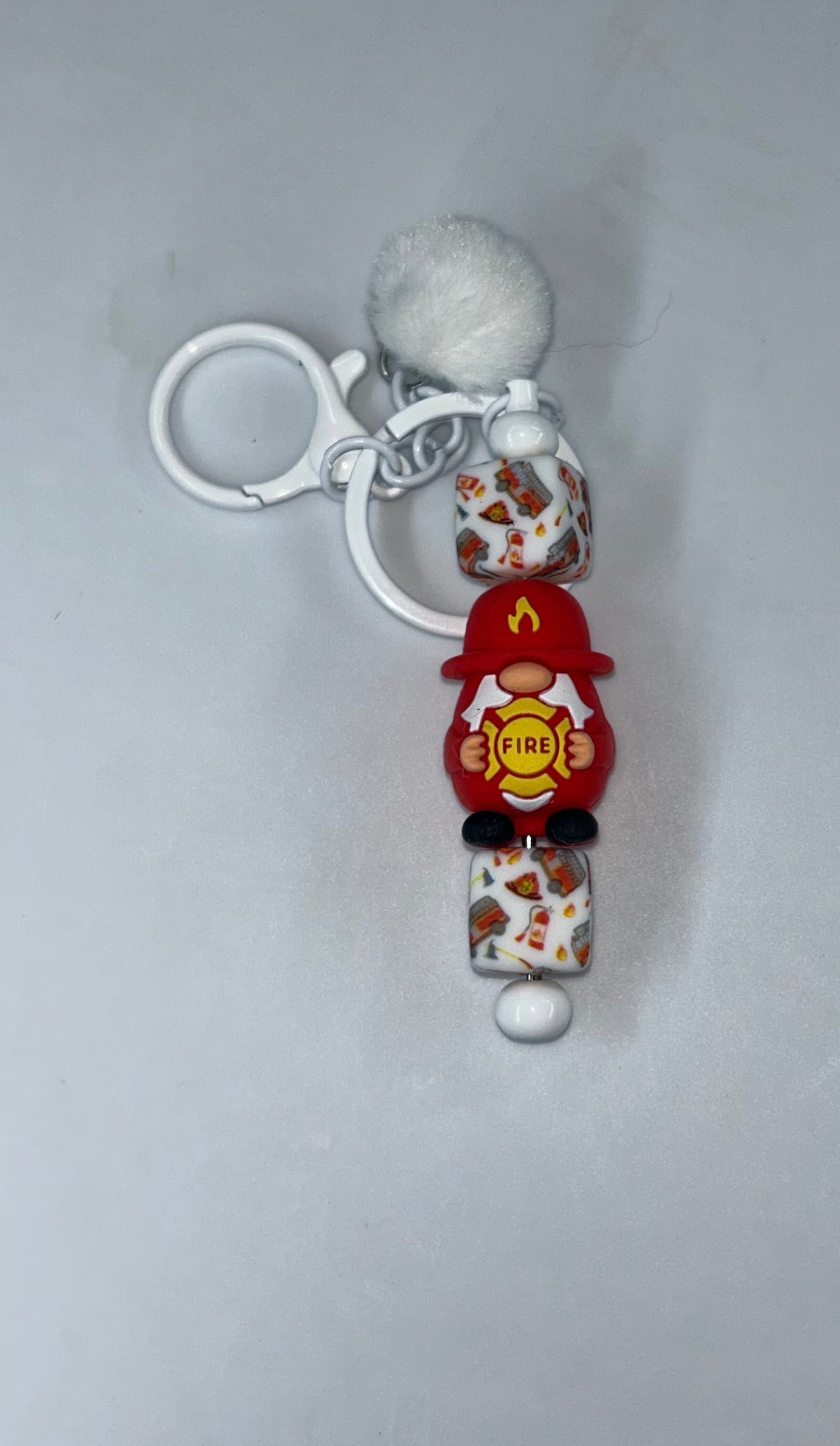 Fire Gnome Key Chain