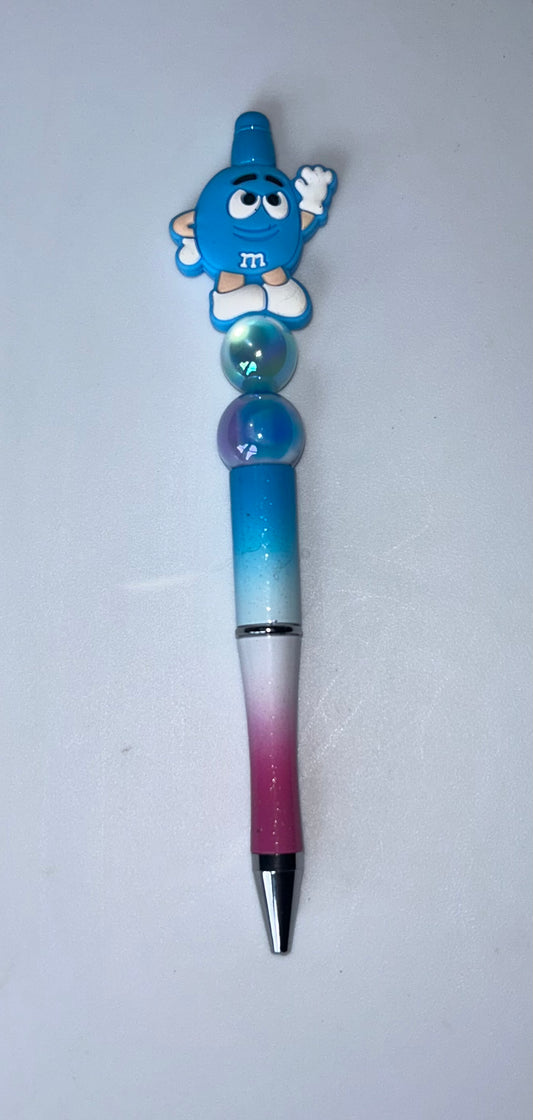 Blue M&M Ombre Pen