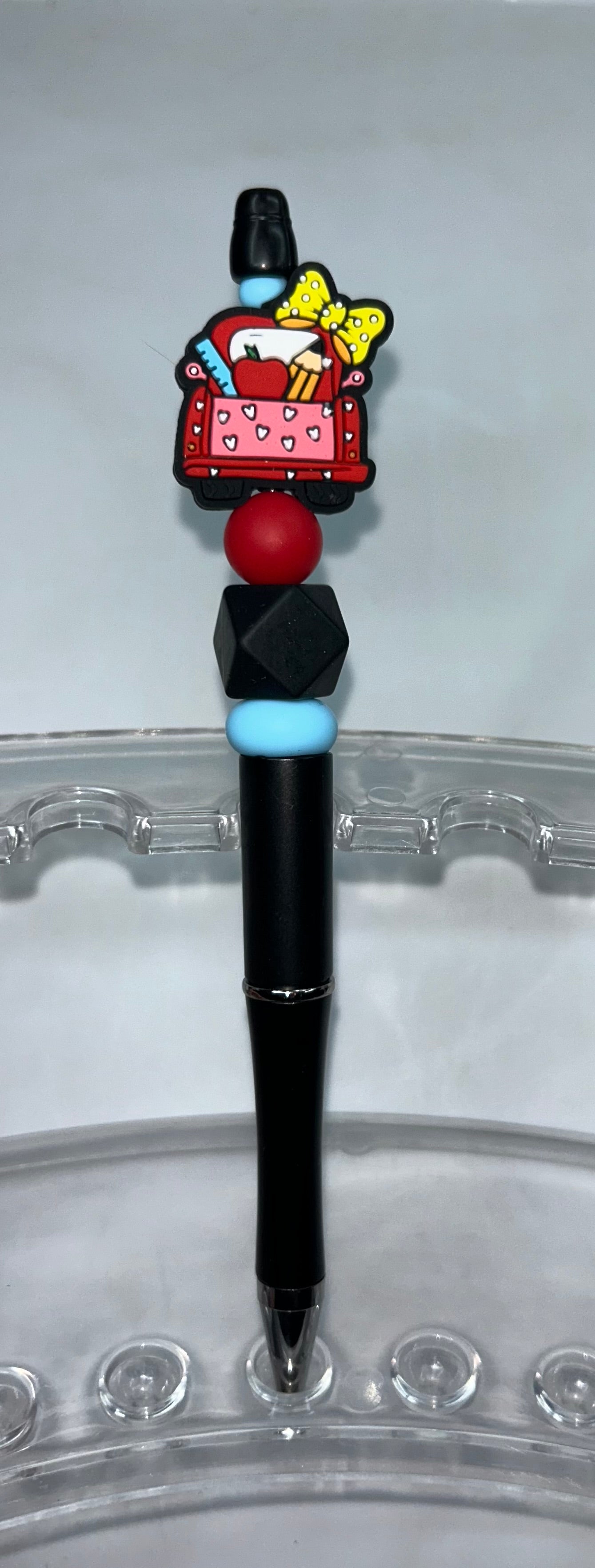 Teacher Red Truck Black Pen