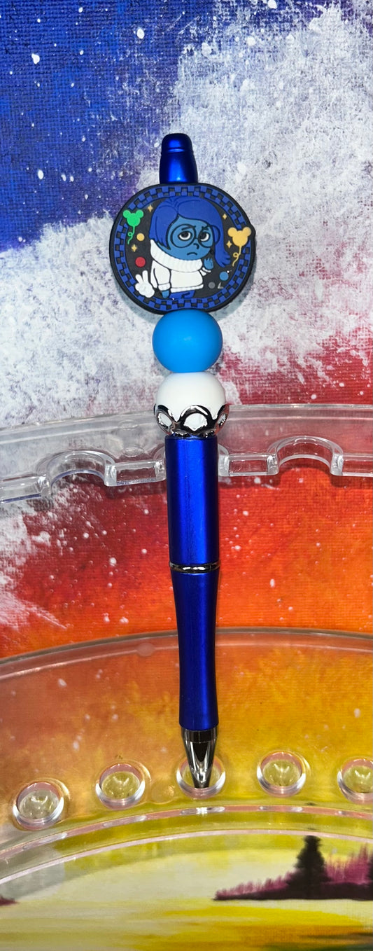Sadness Inside Out Royal Blue Pen
