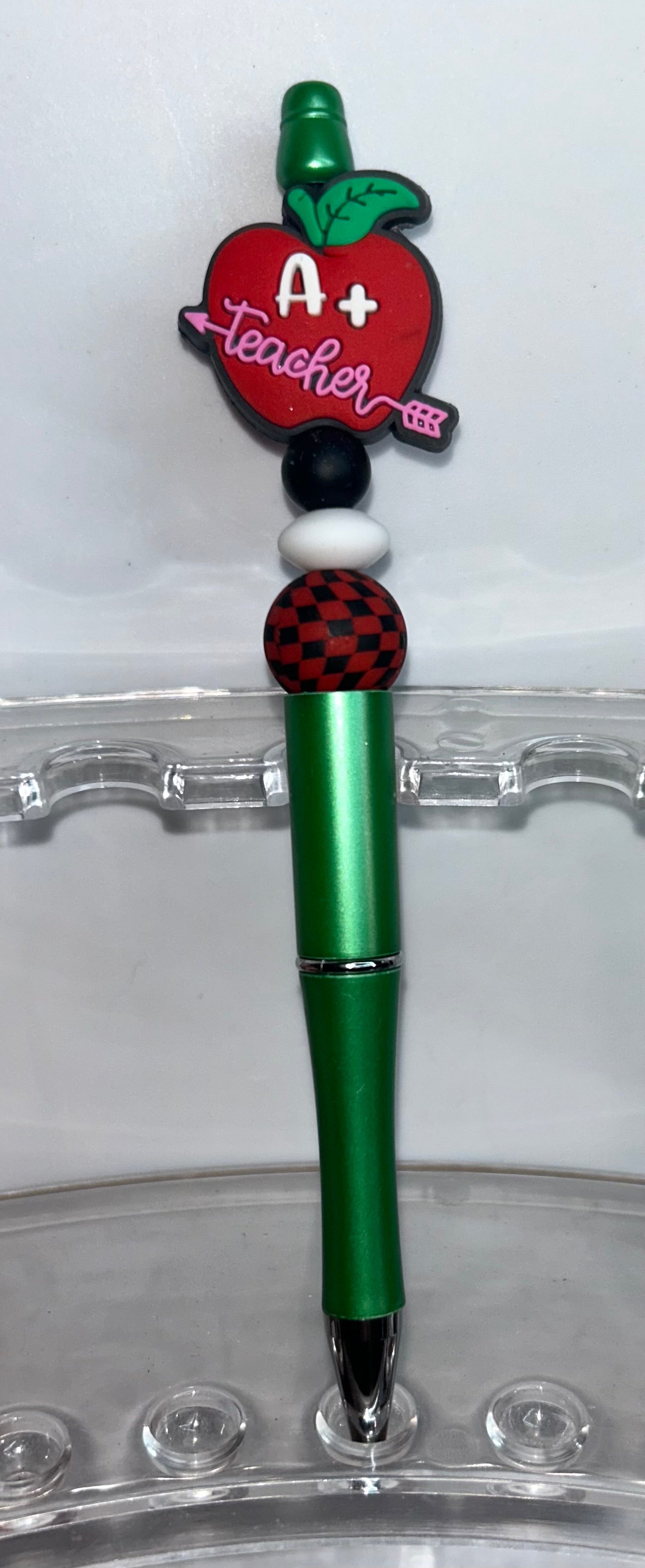 A+ Teacher Apple Green Pen