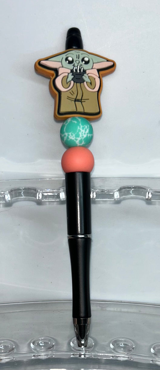 Grogu Black Pen