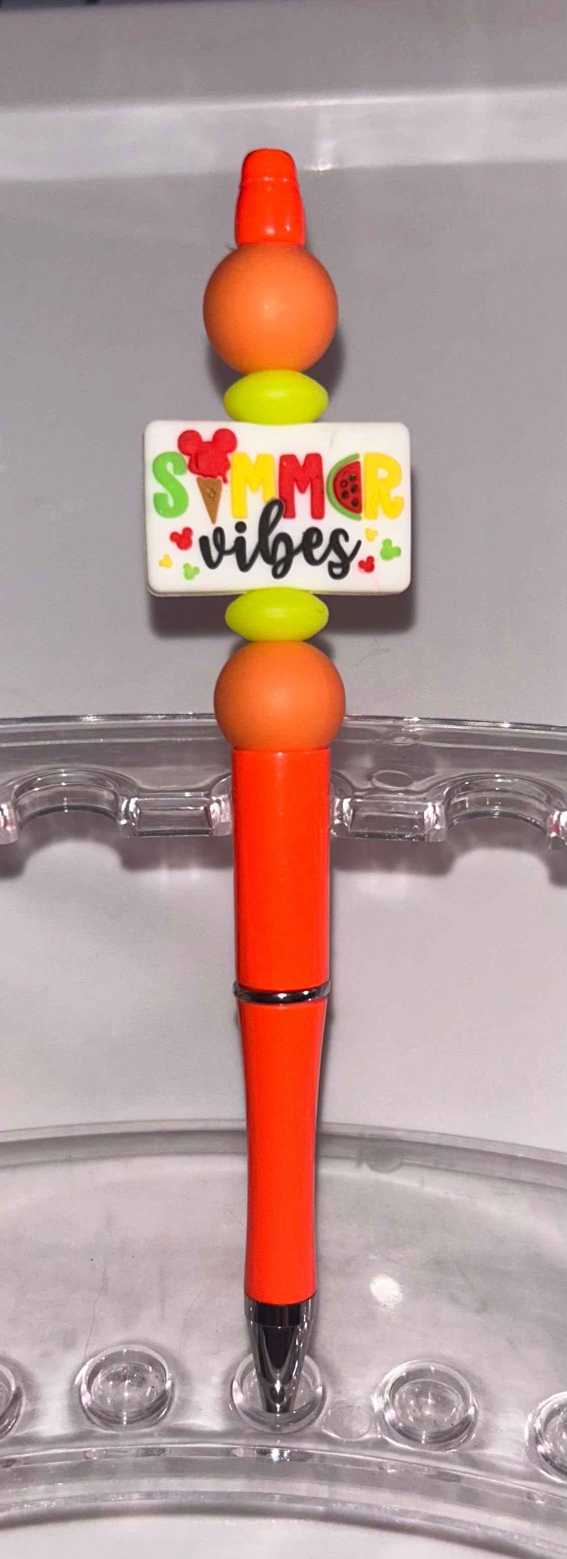 Summer Vibes Orange Pen