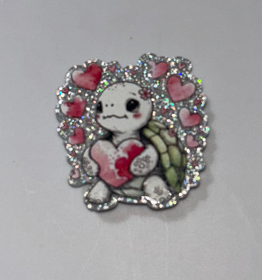Turtle Heart Pop Socket