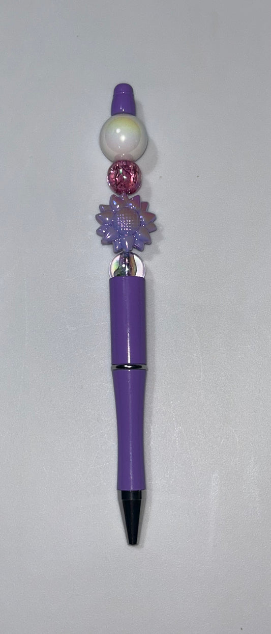 Purple Flower Purple Pen