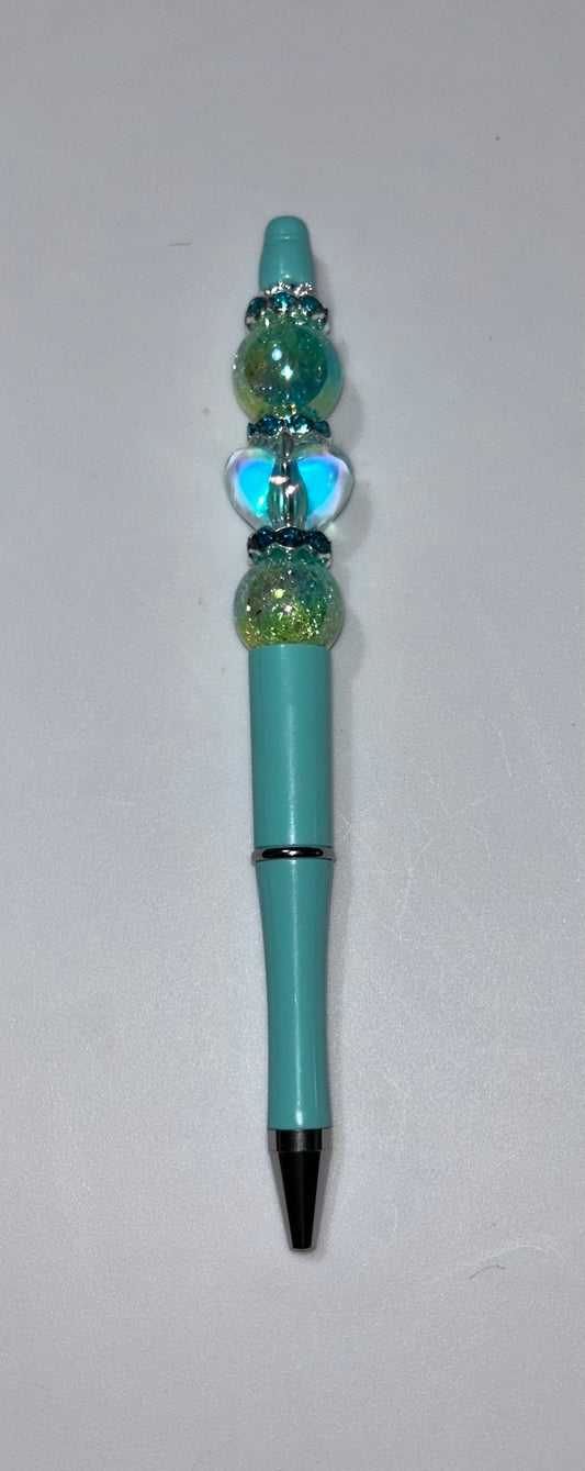 Heart Teal Pen