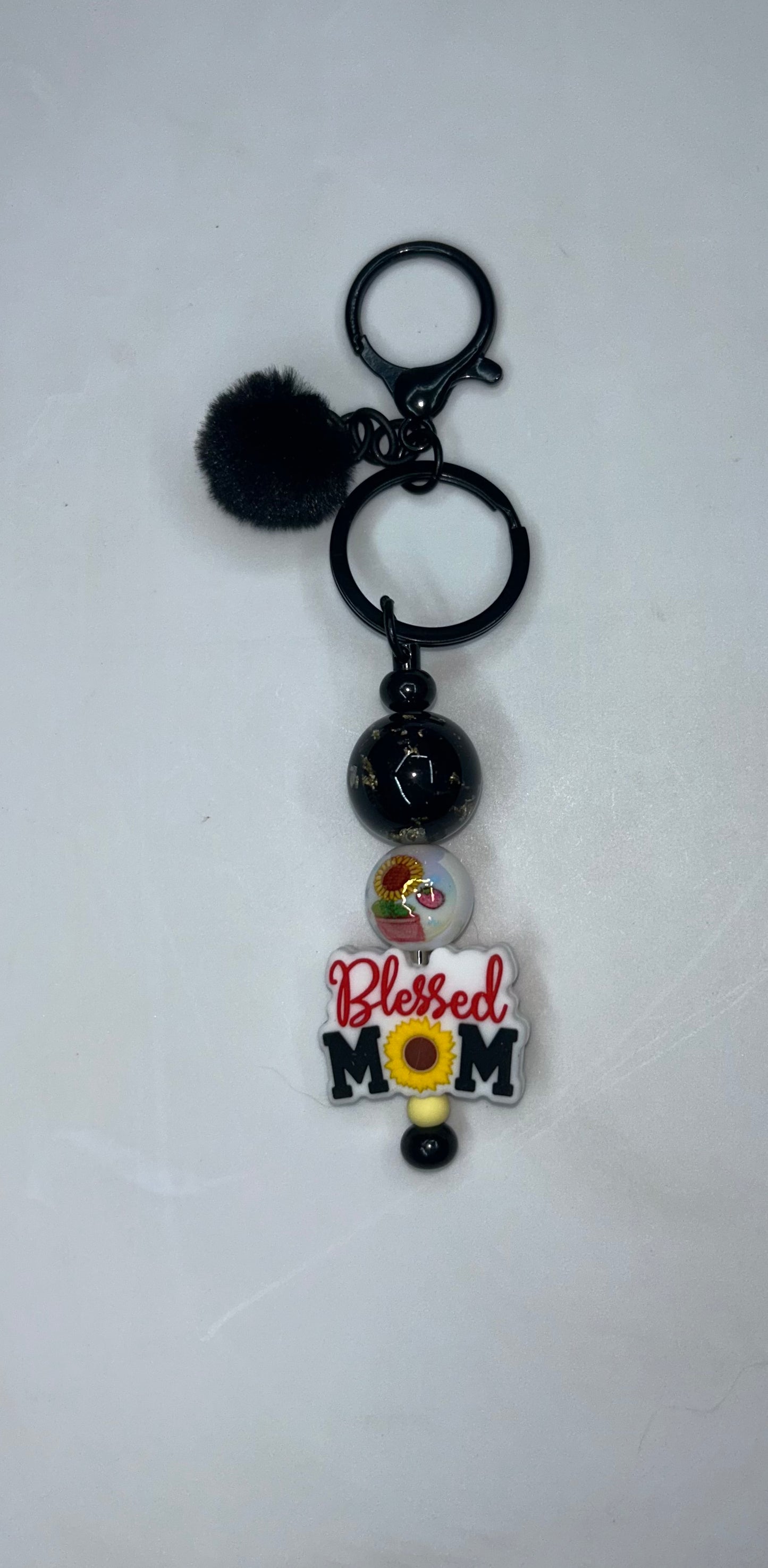 Blessed Mom Key Chain