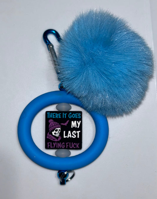 Last Flying F$&! Pompom Keychain
