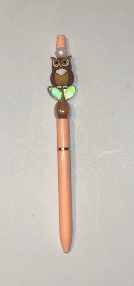 Owl Peach Pen