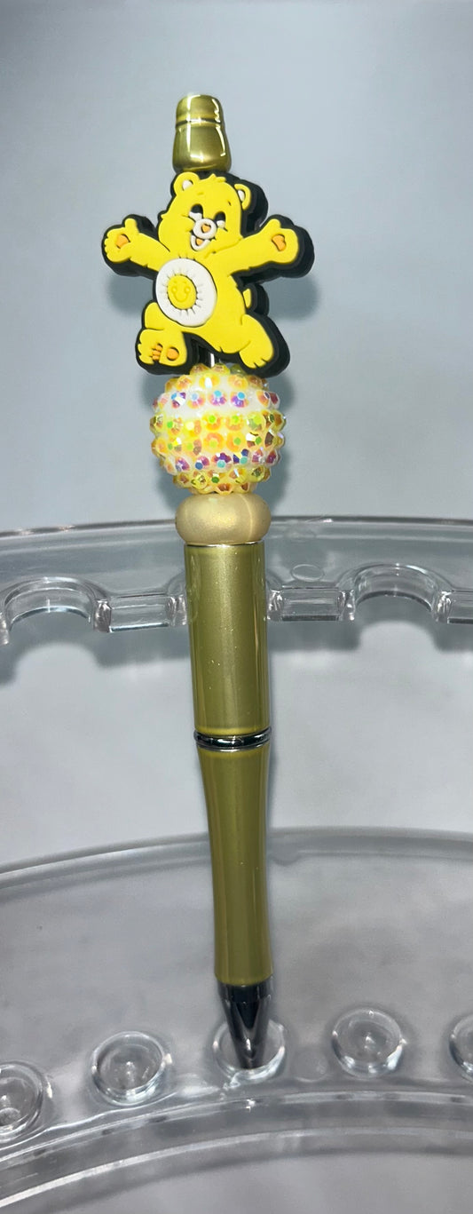 Yellow Sunshine CareBear Yellow Pen