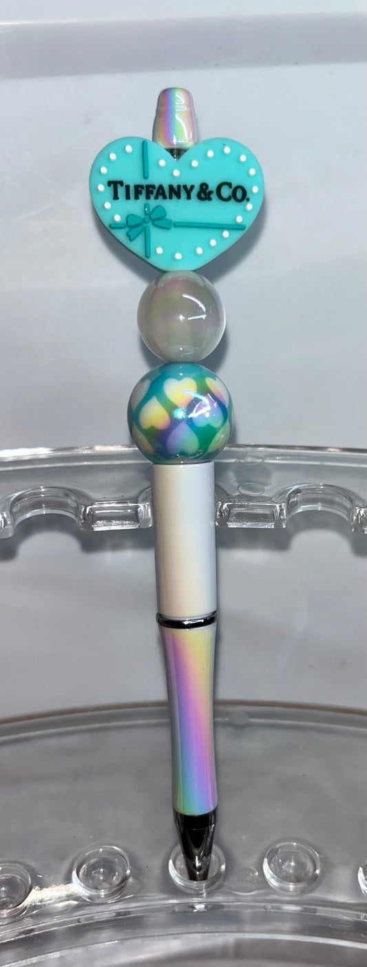 Tiffany & Co Heart White Pearl Pen