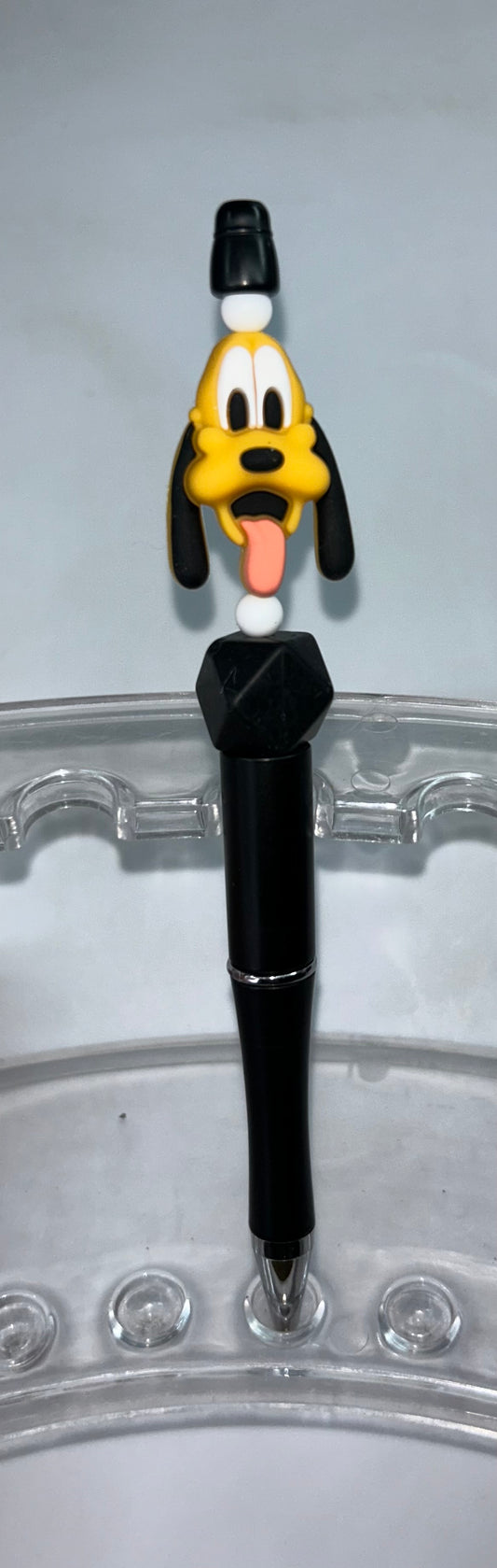 Pluto Head Black Pen