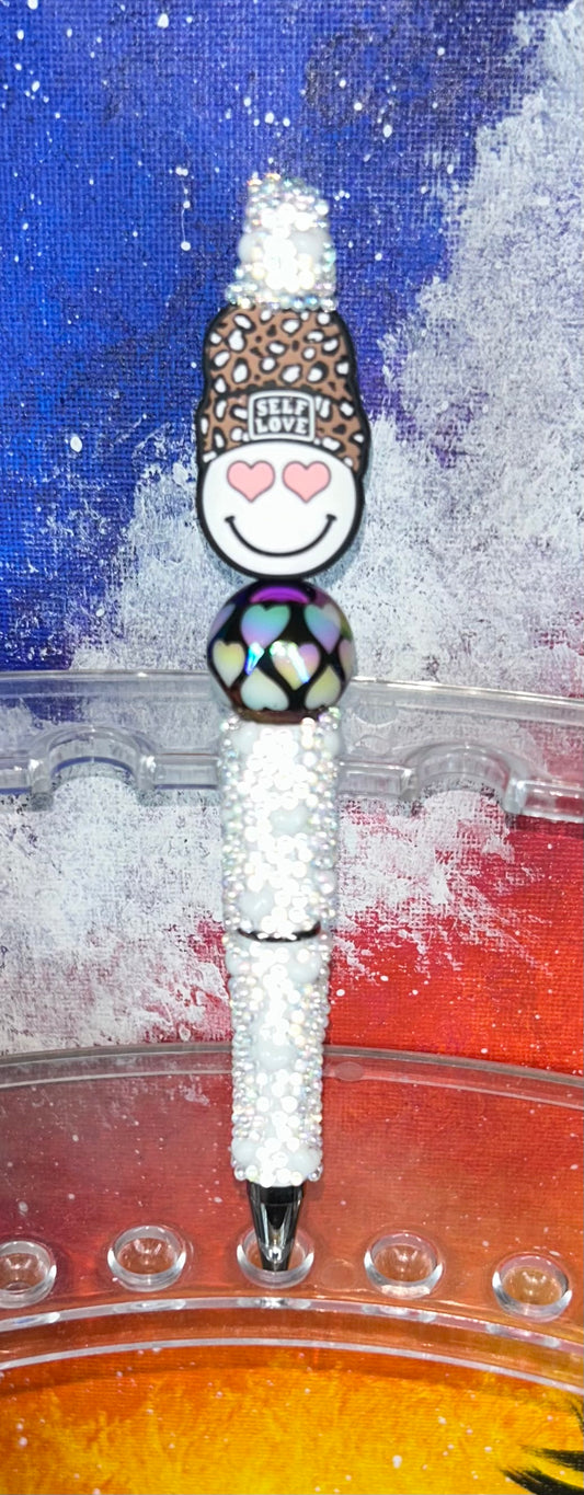 Self Love White Heart Specialty Pen